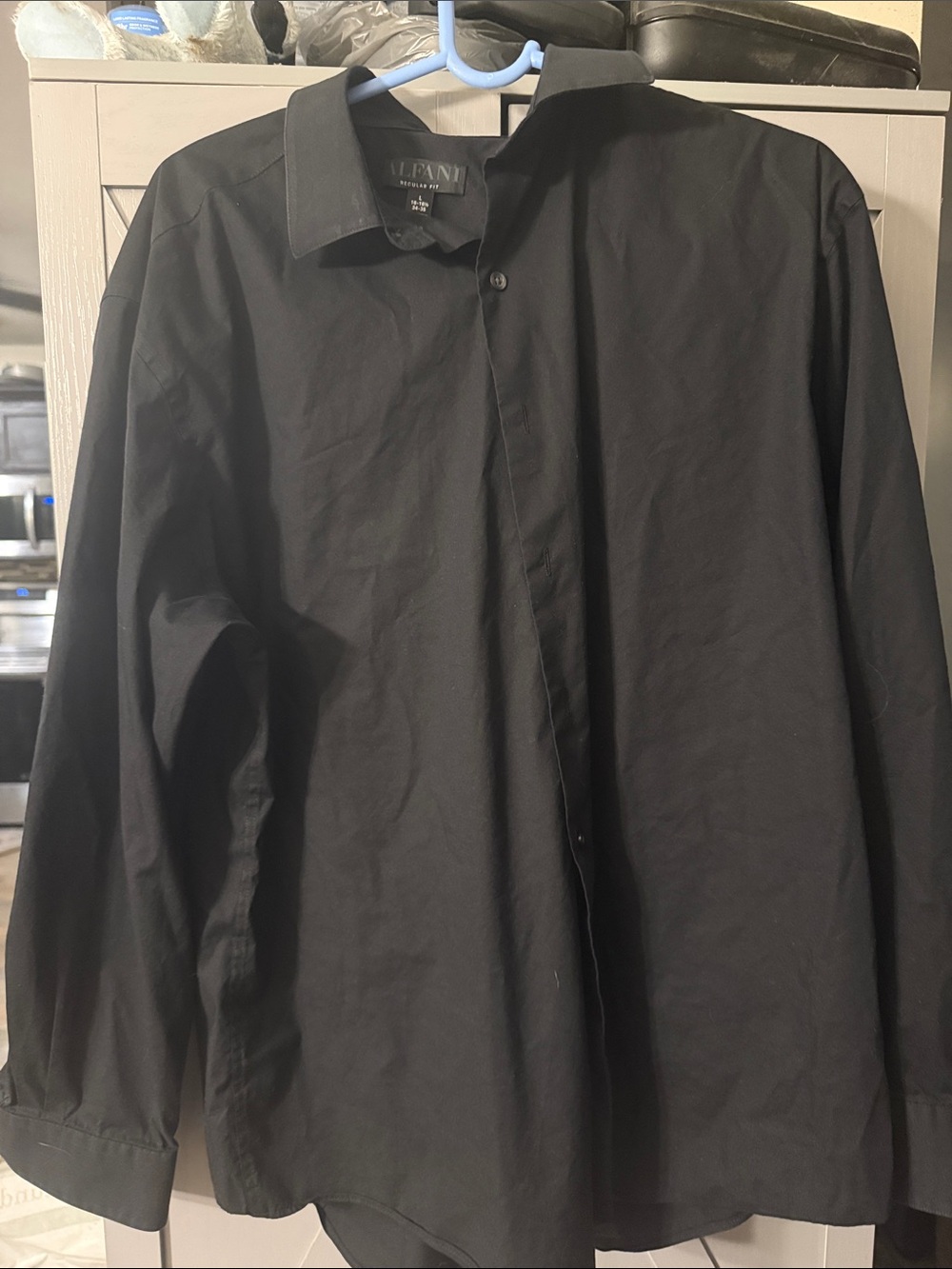 Alfani Men's Black Lightweight Long-Sleeve Shirt Jacket